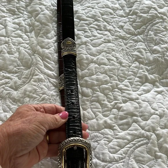 Women’s Brighton Belt.EUC.Sz-30 M.Length of belt 34.5 inches. - Picture 4 of 7